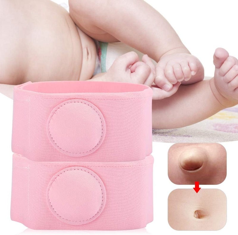 woobles 2pcs Infant and Child Umbilical Navel Hernia Truss Belt Hernia Belt Hernia Therapy Treatment Children Infant Baby Umbilical Hernia Belt(Pink) - Image 5